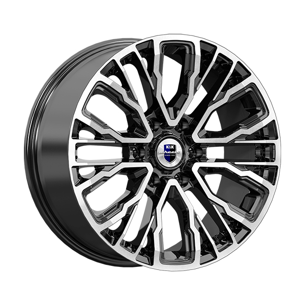 диски КиК КОРТЕС 8,5xR19 6x139,7 100,1 36 алмаз_черный