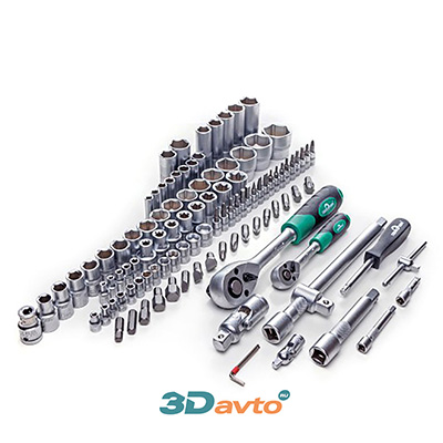 Набор инструмента 108 предметов СЕРВИС КЛЮЧ в кейсе