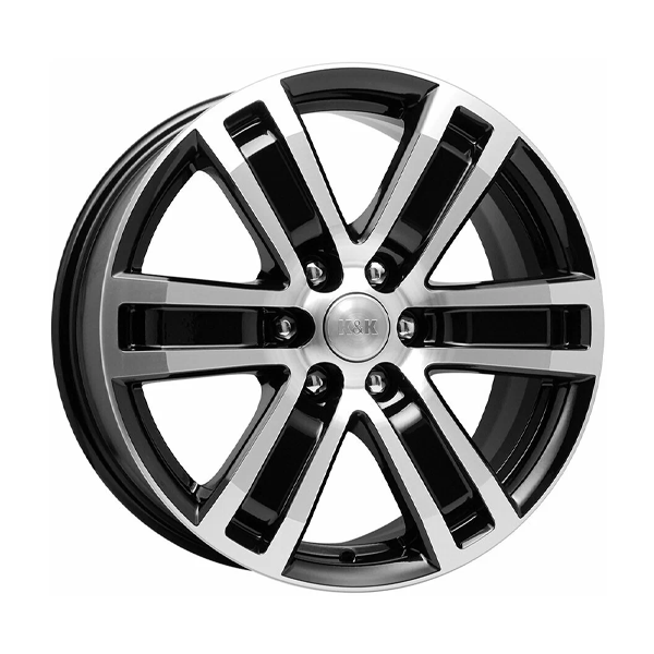 диски КиК R7-РОЛЬФ 7,5x17 6x139.7 106,1 25 алмаз черный
