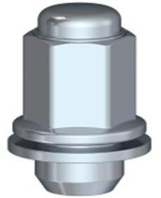Гайка  с шайбой 98-0002 М12x1,5; 47; 21 закрытая СH