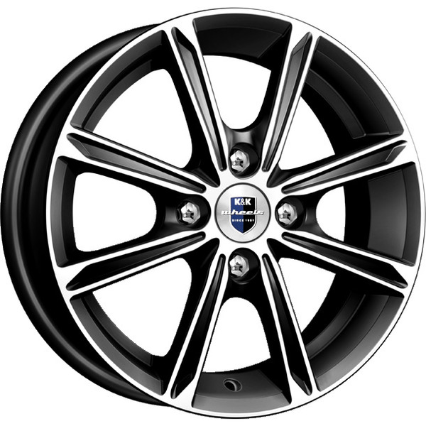 диски КиК ФЛЭШ 5,0xR14 4x98 58,5 35 алмаз_черный