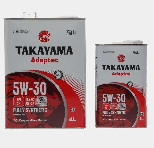 Takayama 5w30 SP GF-6A 5л (4+1) металл